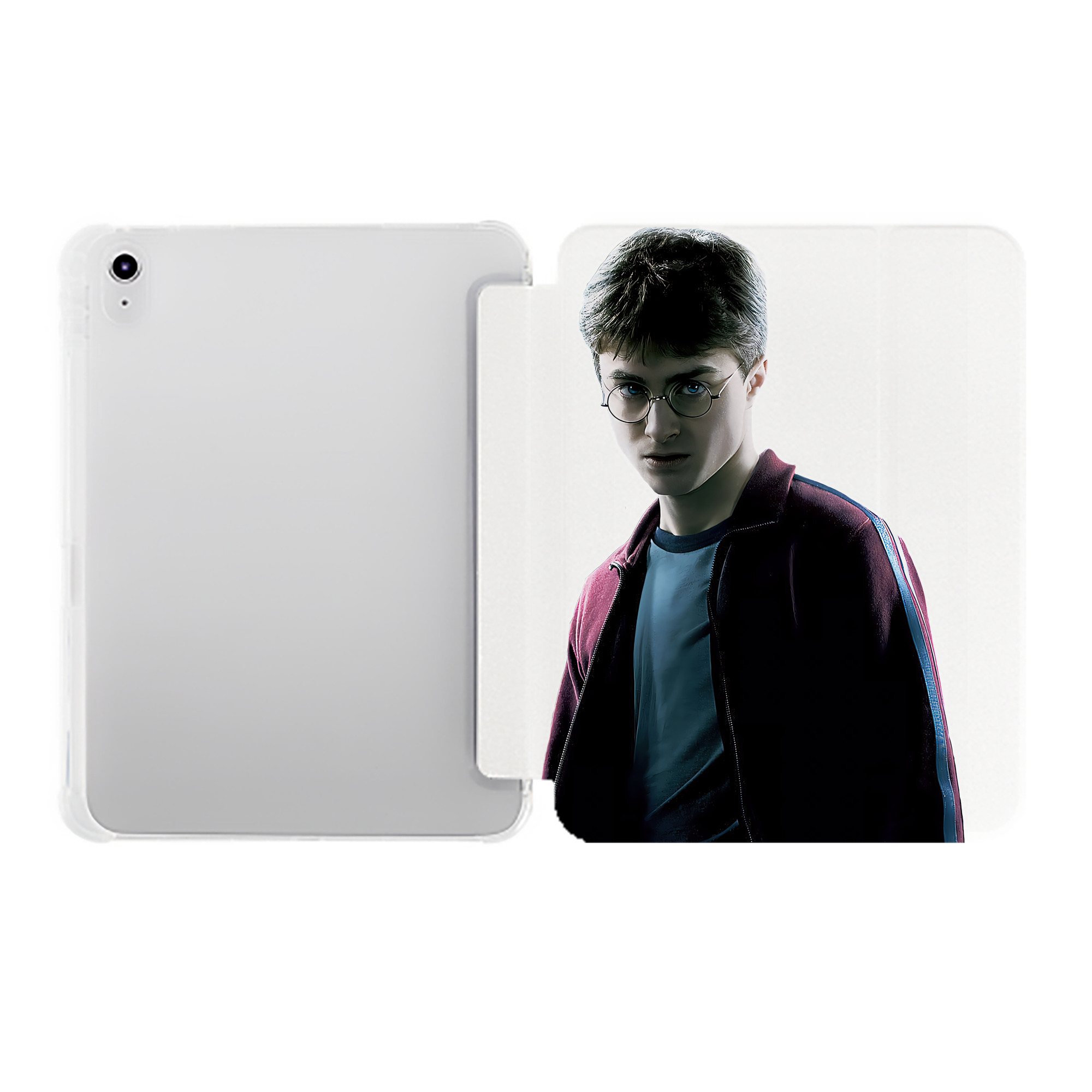 （画像用） Harry Potter ハリー・ポッターシリーズ IPad ケース ペン収納付き 三つ折りスタンド PUレザー×シリコン 対応機種9.5/10.5/10.9インチ